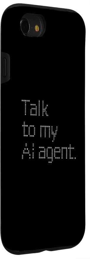 Talk to My AI Agent - Minimalist Tech Design Case for iPhone SE (2020) / 7/8