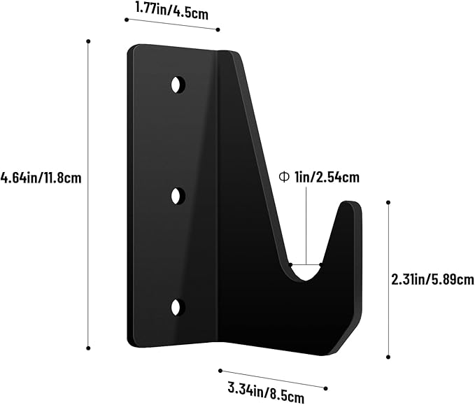 Floor Jack Stand Rack Wall Mount Organizer, Car Hydraulic Trolley Jack Stands Holder Wall Storage Rack Mount Brackets Jack Stands Tower Trailer Accessories Tool, QC-QJD-02