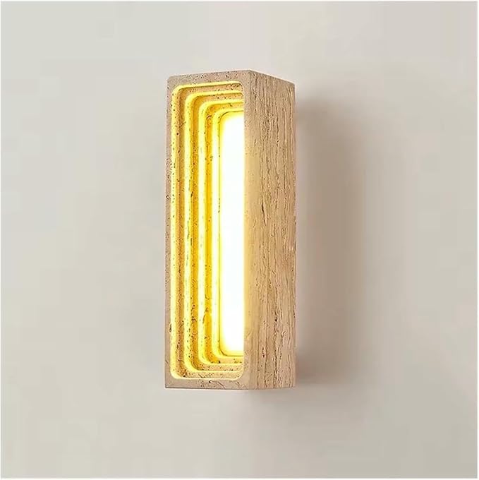 Wall Lamp Japanese Creative Atmosphere Background Decorative Light Modern and Simple Living Room Bedroom Led(Neutral Light)
