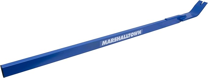MARSHALLTOWN 56” Open Angle Monster Pry Bar, All-Steel, Powder-Coated, Made in USA, 10453