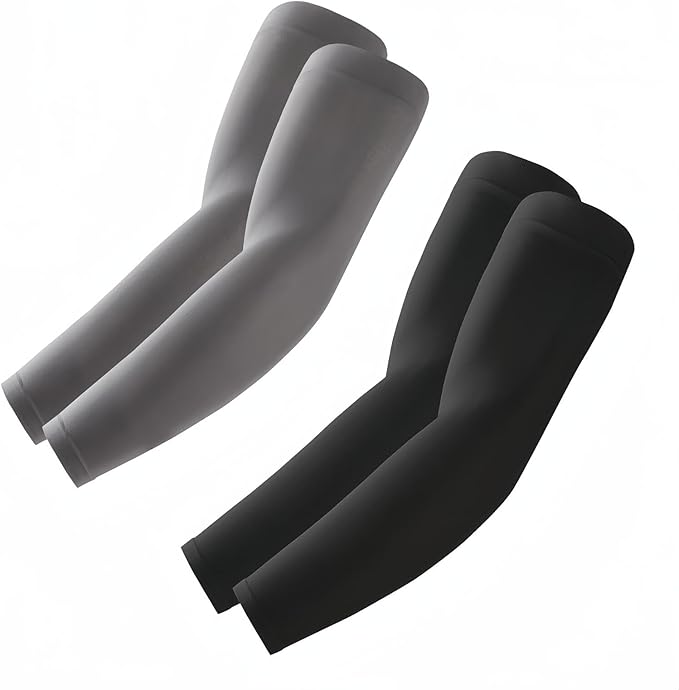 Arm Sleeves, Cooling UV Sun Protection Sports Compression for Men/Women