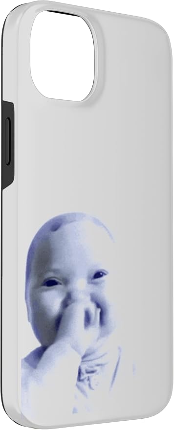 AI Baby Holding Laugh Meme Case for iPhone 14 Plus