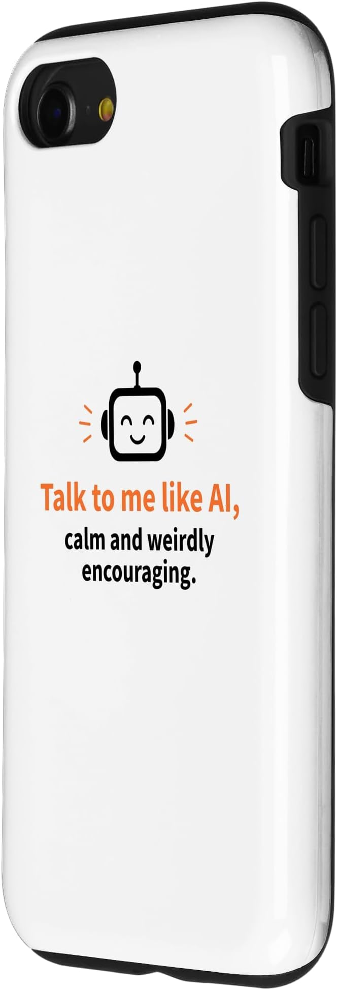 AI Robot Calm Encouraging Tech Support Case for iPhone SE (2020) / 7/8