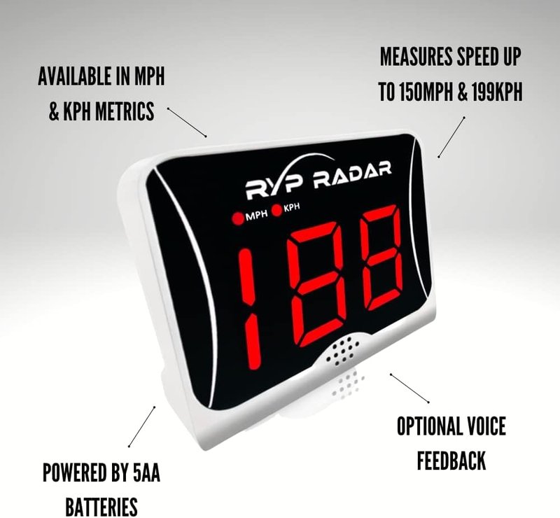 RYP Golf Radar Swing Speed Monitor and Radar for Rypstick