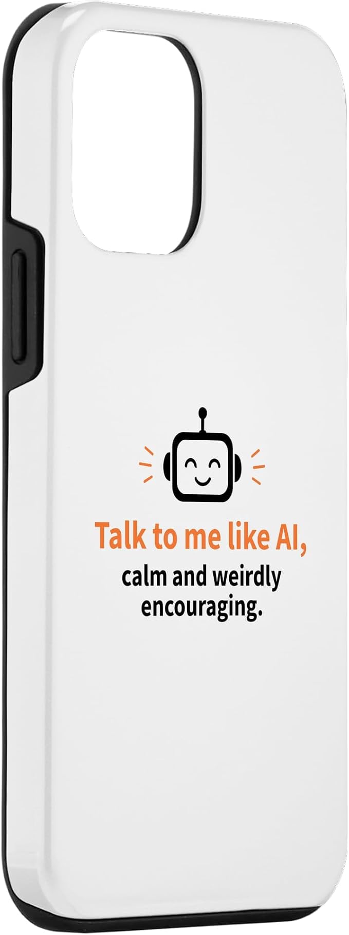 AI Robot Calm Encouraging Tech Support Case for iPhone 12 mini