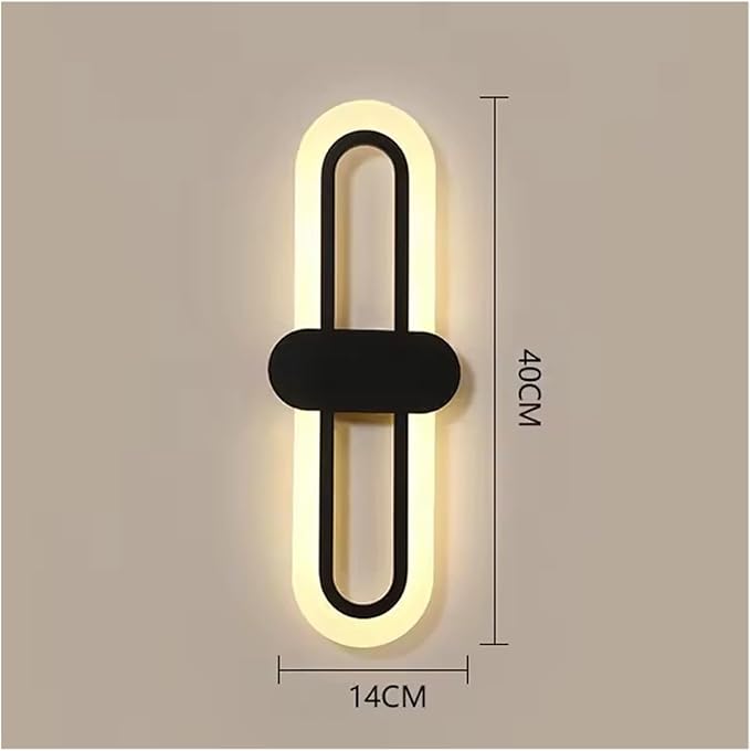 Modern Minimalist Living Room Background Wall Led Three-Color Light-Changing Wall Lamp Simple Aisle Balcony Lamp,Energy Conservation