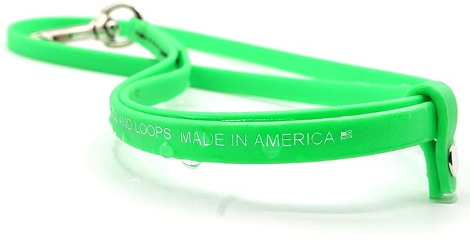 Jelly Pet Grooming Loop for Dogs, Fits Most Pet Grooming Tubs/Tables, Easy to Clean, Waterproof & Durable Noose Loop, Stronger Than Leather, Made in The USA (1/2'' x 24'', Black)