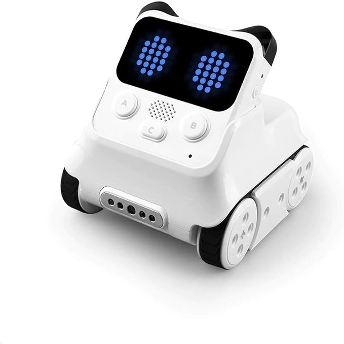 Makeblock Codey Rocky Interactive Coding Robot for Kids 6-12 | Interactive Emo Robot Toy, Supports Scratch & Python Programming, Smart Educational STEM Robotics Gift，Coding for Kids 6+