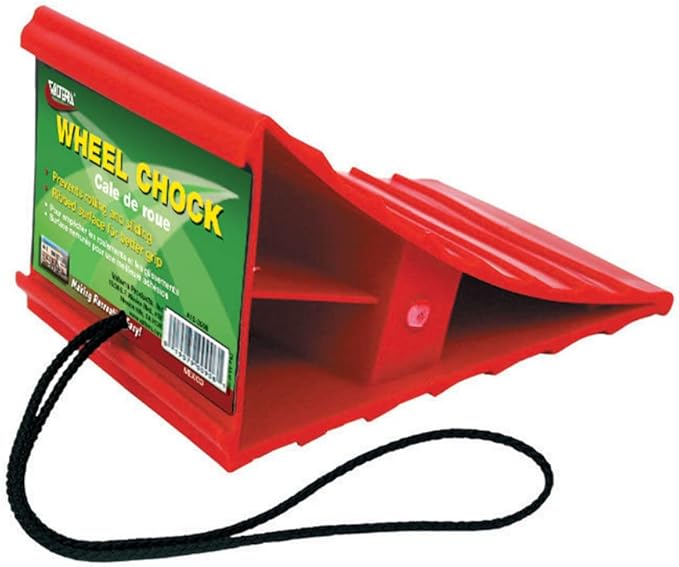Valterra A10-0908 RV Wheel Chock, Red