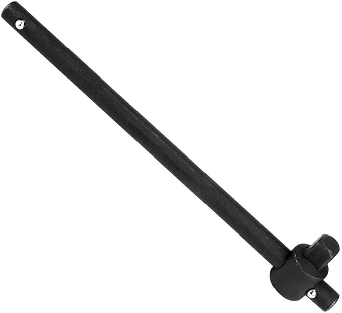 1/2 in Breaker Bar, Sliding Wrench Breaker Bar T-Handle Socket Wrench Heavy Duty Steel With Ergonomic Design(#2)