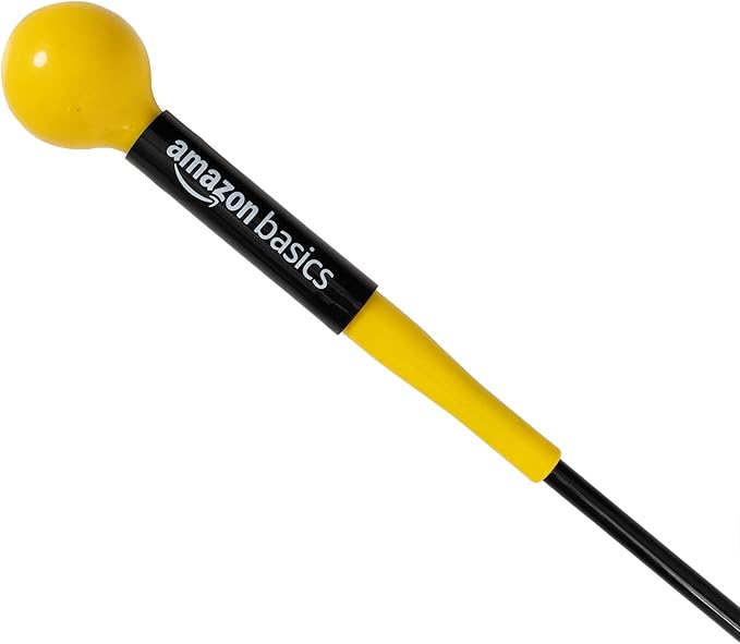 Amazon Basics Golf Swing Trainer Aid and Warm-Up Practice Stick for Grip, Balance, Distance and Power Training