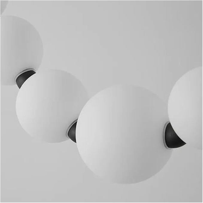 Modern Home Decor Led Lights Pendant Light Lamps for Living Room Chandeliers for Dining Room Hanging Light Indoor Lighting(RC Remote dimming,1 String 9 Heads)