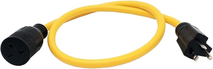 Parkworld NEMA 6-20 Extension Cord 6-20P to 6-20R (T Blade Female Also for 6-15R Adapter) 250V, 20A, 5000W UL Listed (3FT)