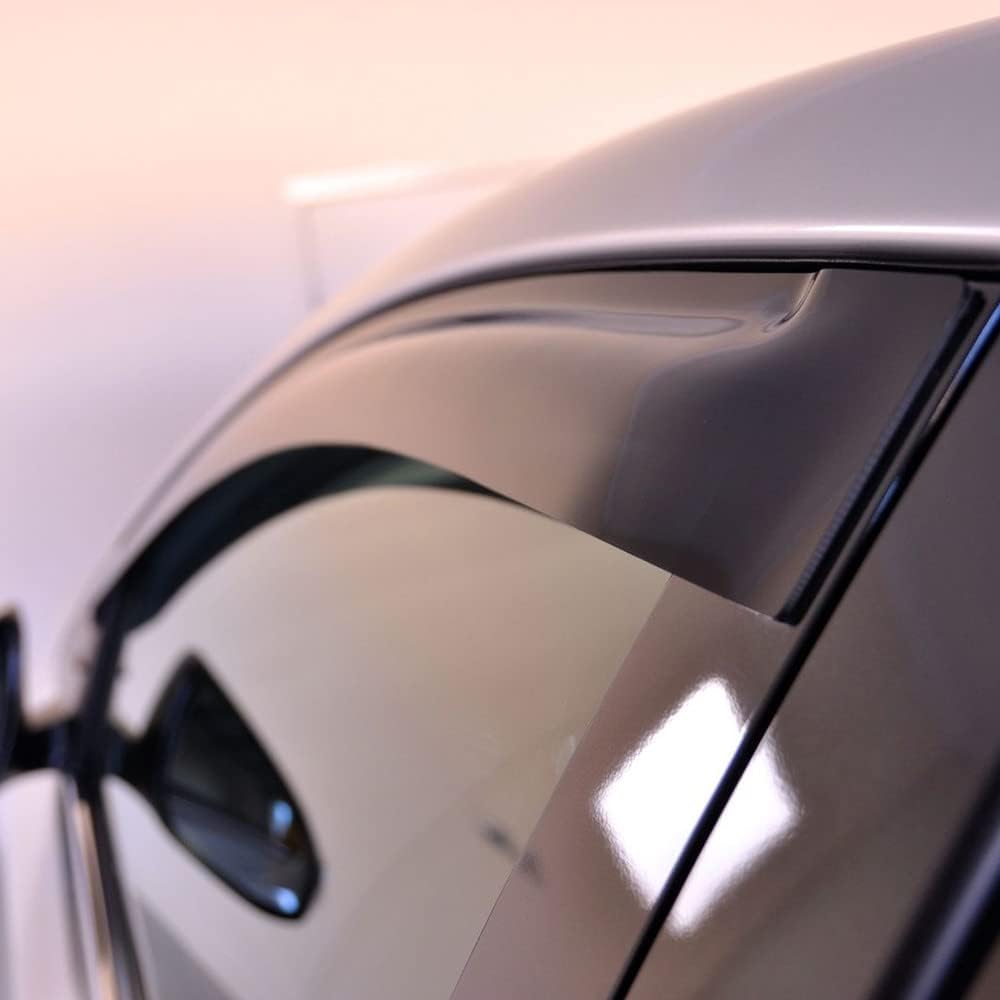 94960 Side Window Visor Wind Vent Deflector fit for 2008-2012 Honda Accord Sedan,4pcs Nice Looking Outside Mount Style Shade Sun Rain Guards Set