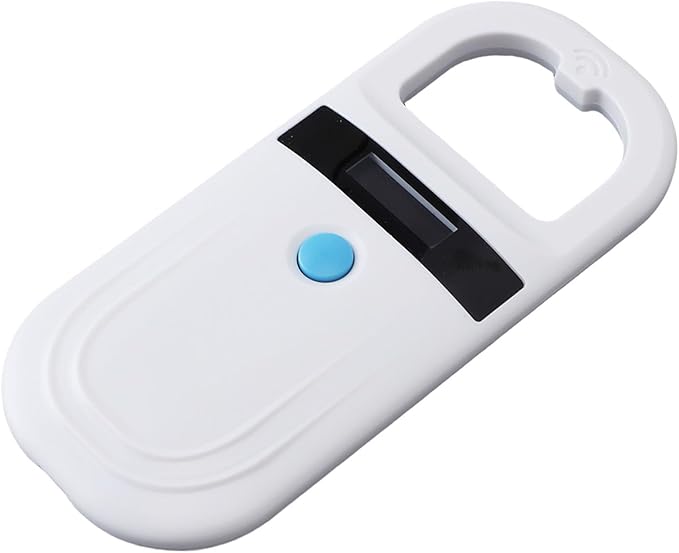 Handheld Microchip Scanner for Pets, Rechargeable Bluetooth Animal Chip Reader with 1000 Record Storage, Supports EMID & FDXB, High Brightness OLED Display (Style 1)
