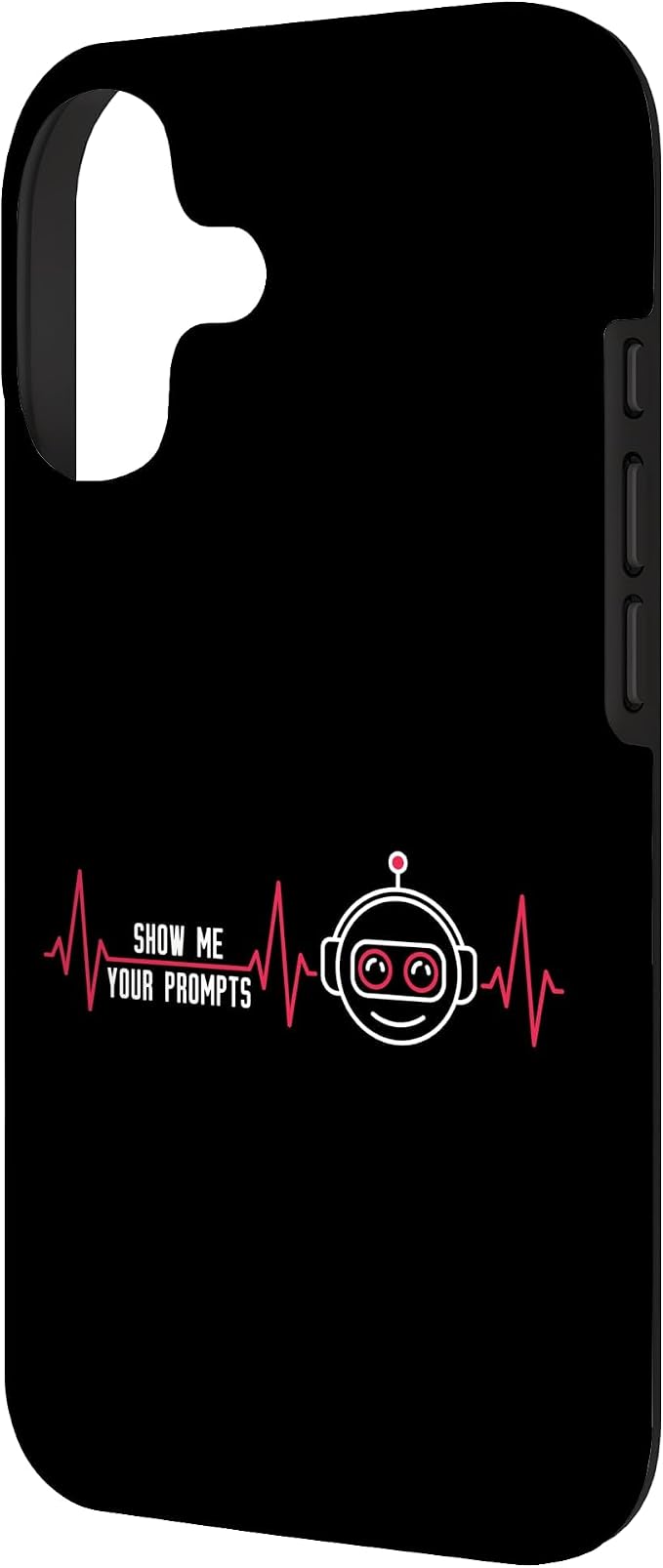 Show Me Your Prompts AI Artificial Intelligence Heartbeat Case for iPhone 17