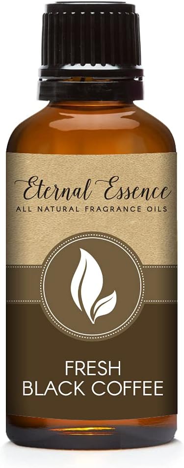 Eternal Essence Oils Fresh Black Coffee 30ml All Natural Fragrance Oil - for Candle, Soap Making, Aromatherapy, Diffusers, Home Care, & Humidifiers