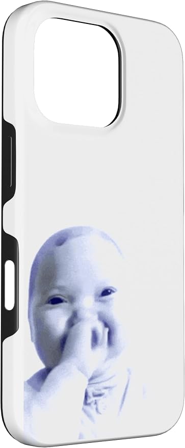 AI Baby Holding Laugh Meme Case for iPhone 16 Pro
