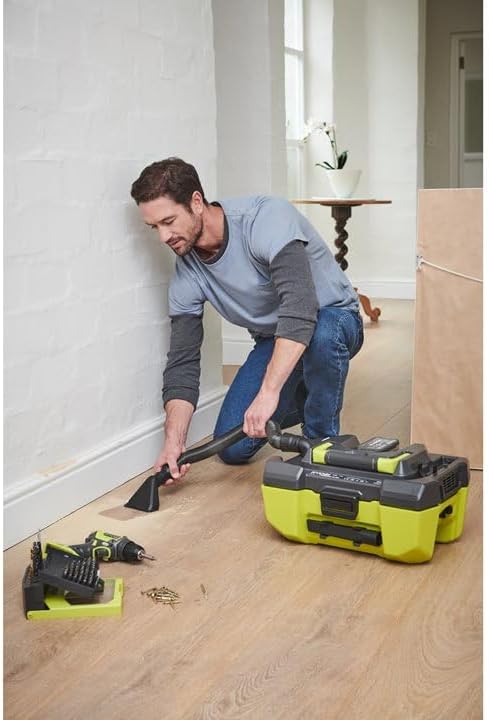 Ryobi R18PV-140 18V Wet Dry Vacuum Accessory Storage 1X4.0Ah Battery