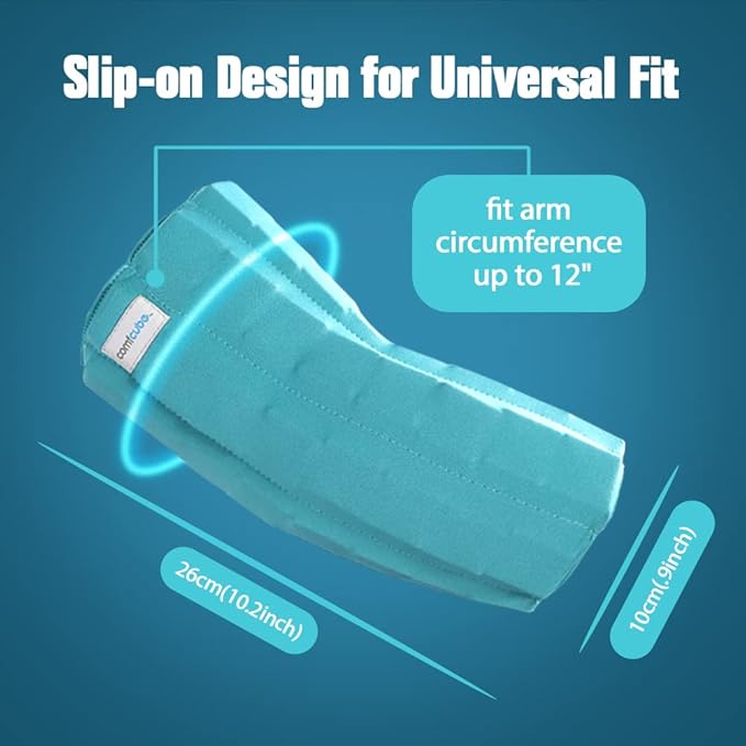 Elbow Ice Pack for Tendonitis & Tennis Elbow, 2 Hours Long Lasting Cold Compression Flexible Ice Pack Wrap Sleeve, Pain Relief for Golfers Arm, Arthritis, Injuries