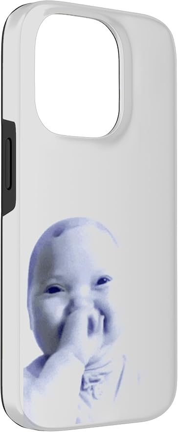 AI Baby Holding Laugh Meme Case for iPhone 14 Pro