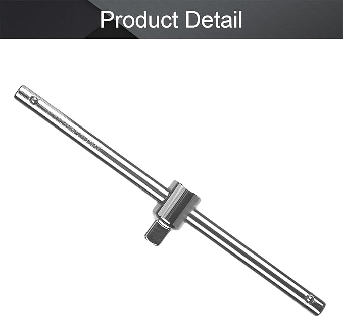 Utoolmart 1/2 Inch Drive Sliding Wrench Breaker Bar Adjustable T-Handle Socket Hand Tool 1Pcs