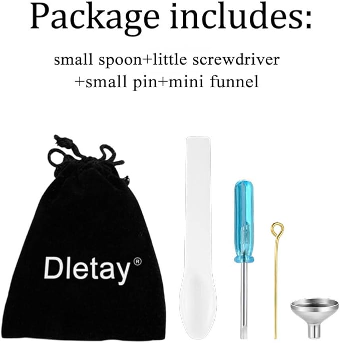 Mini Funnel Set for Cremation Jewelry Filling Kit for Urn Necklace Keepsake Small Funnel Filling Ashes
