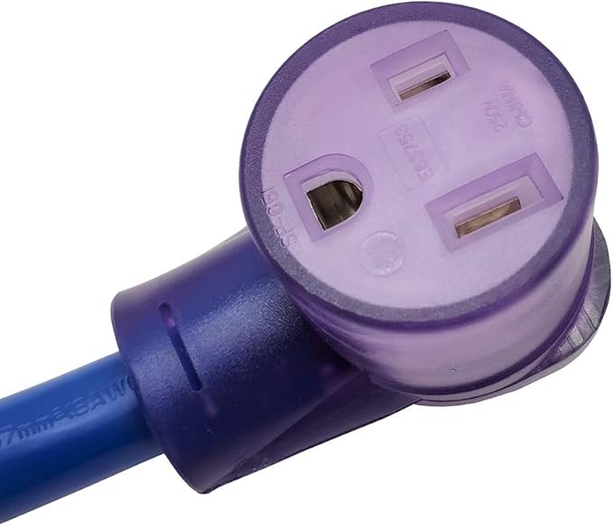 Parkworld Welder Extension Cord NEMA 6-50 Extension Cord, 6-50P to 6-50R STW 8AWG/3C for 40 Amp 250 Volt (15FT)
