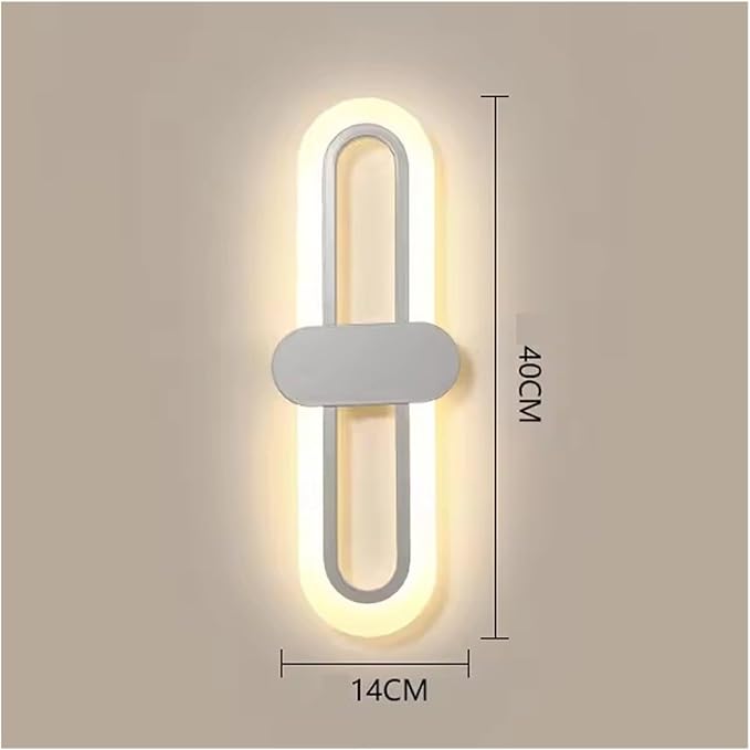 Modern Minimalist Living Room Background Wall Led Three-Color Light-Changing Wall Lamp Simple Aisle Balcony Lamp,Energy Conservation