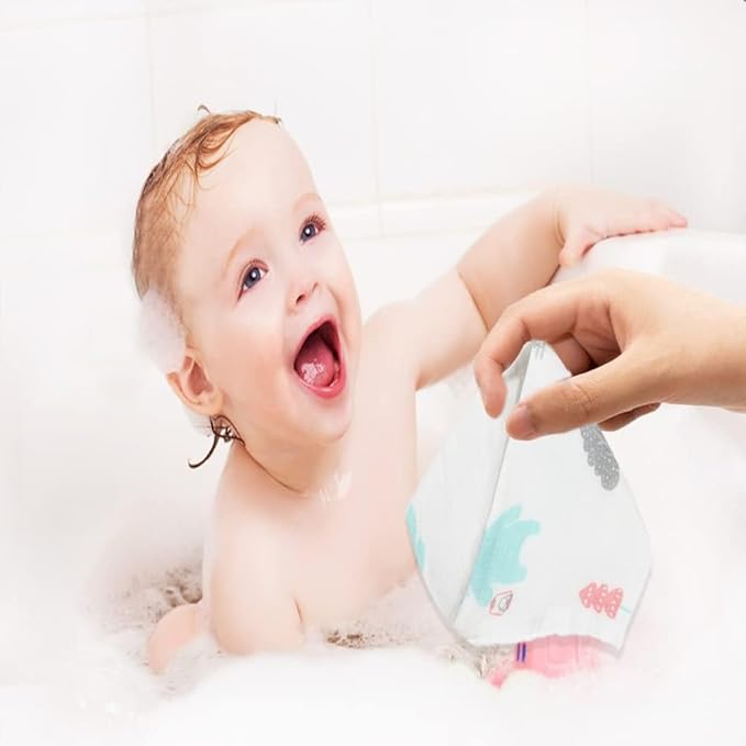 norinori Baby Msulin Washcloths Newborn Face Towel - Baby Muslin Burp Cloths 6Pack Soft Absorbent Natural Cotton Wash Towel 10"X10" Baby Bath Towels Wipes Baby Registry as Shower