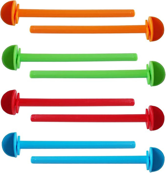 8 Canary Finch Budgie Bird Cage Universal Plastic Stand Perches Holders（5.7 Inches）