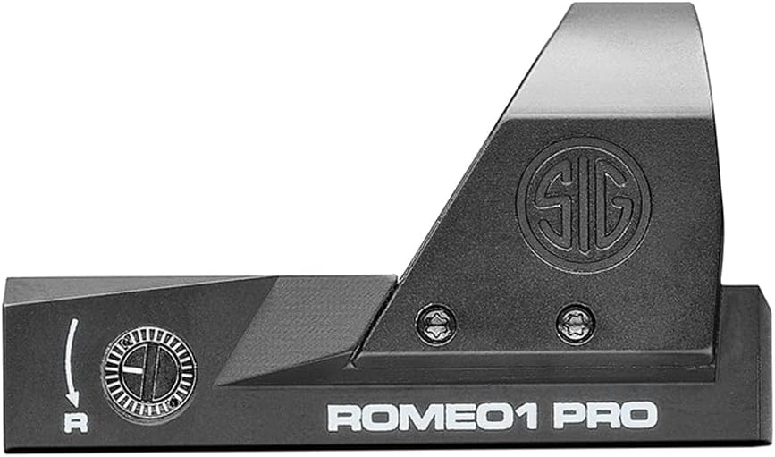 Sig Sauer ROMEO1PRO Red Dot Sight - 1x30mm 6 MOA | Compact, Durable, Waterproof Design with Protective Shroud