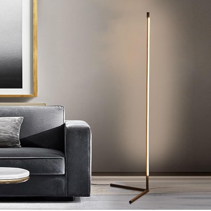 SONGCHAO Reading Light Background Wall Corner Atmosphere Lamp Modern Minimalist Floor Lamp Personalized Creative Bedroom Bedside Standing Lamp Floor Lamps for Living Room