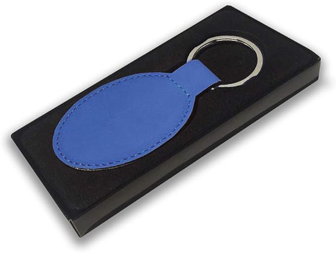 LaserGram Oval Keychain, Sunflowers, Personalized Engraving Included