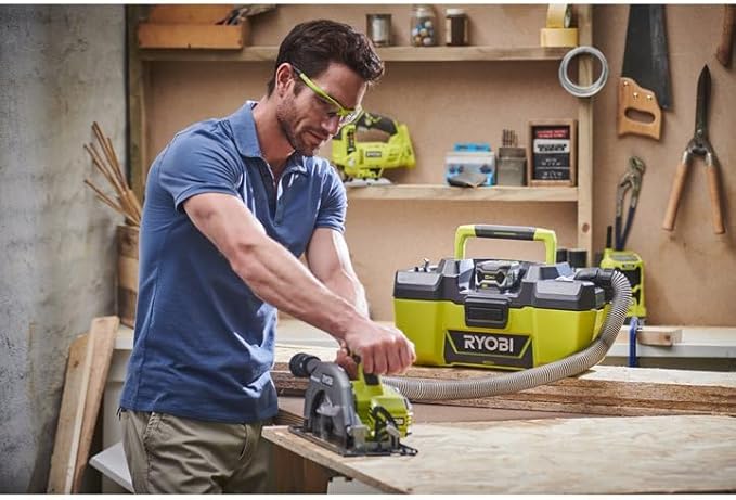 Ryobi R18PV-140 18V Wet Dry Vacuum Accessory Storage 1X4.0Ah Battery