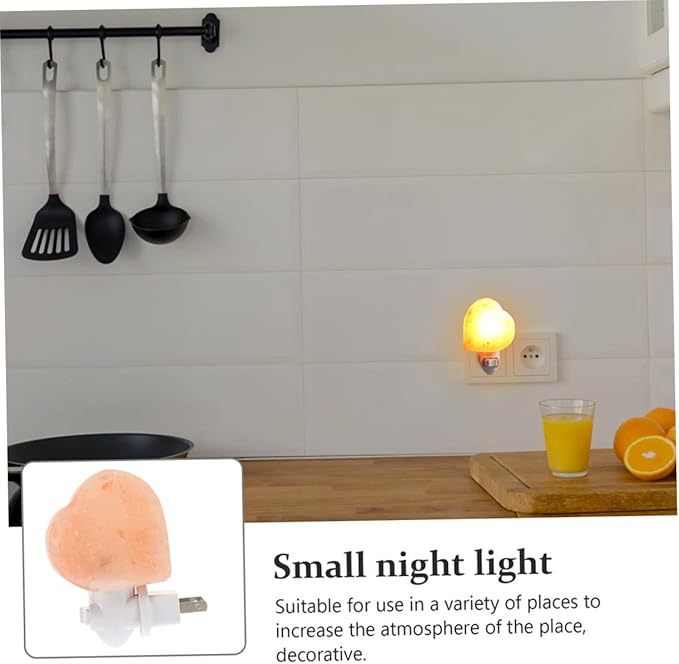 Ciieeo Led Night Shape Crystal Bathroom Home Decor Plug Night Plug Relaxing Atmosphere