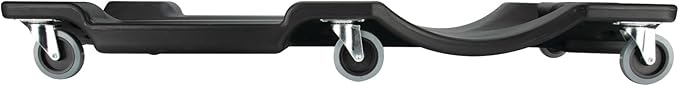 Performance Tool W85006 40-Inch Plastic Creeper with 6 Casters, Black