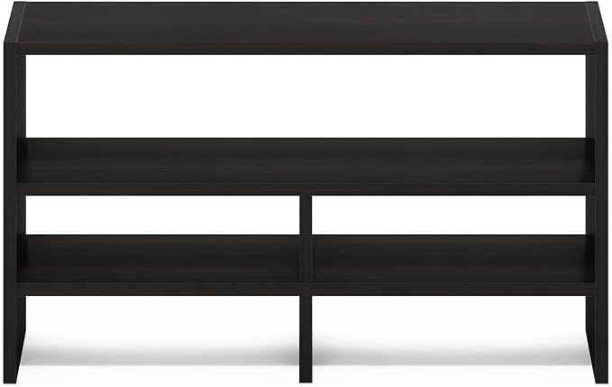 Furinno Hermite Desk Top Organizing Shelf Bookcase, Espresso