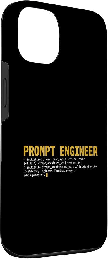 Prompt Engineer Terminal Screen AI Developer Software Coder Case for iPhone 13