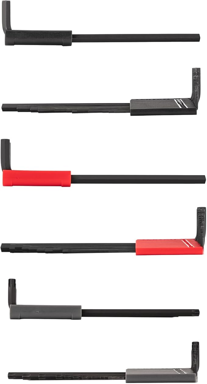 TEKTON Flat End Hex and Star L-Key Set with Holders, 41-Piece (0.050-3/8 in., 1.3-10 mm, T6-T50) | KEY91003
