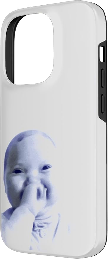 AI Baby Holding Laugh Meme Case for iPhone 14 Pro
