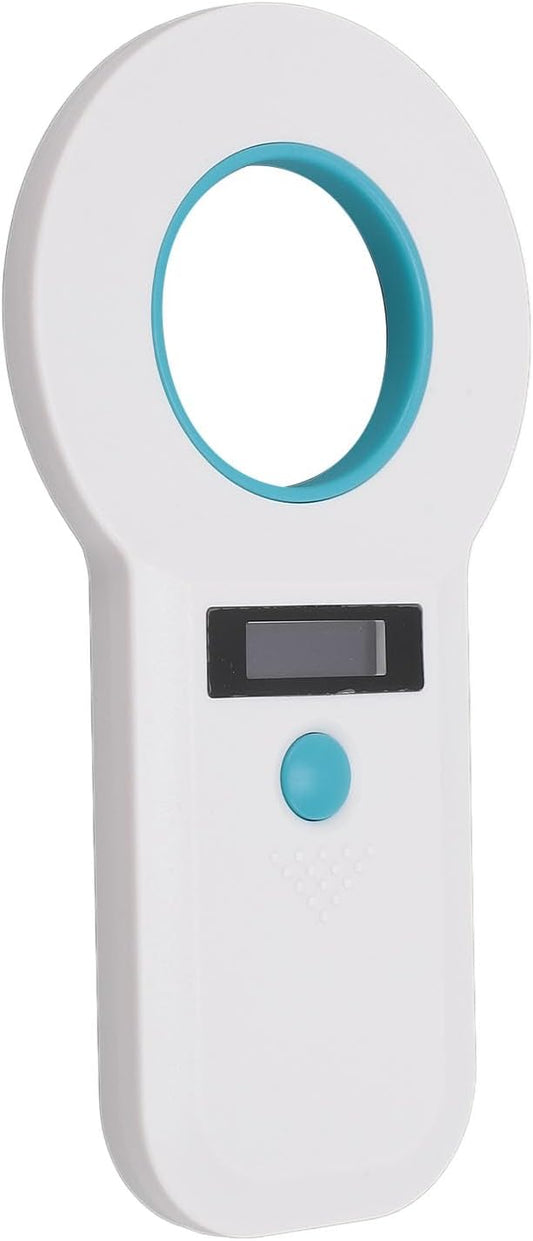 aqxreight Pet Chip Scanner Animal Tag Reader USB Interface 15 Digits Microchip Recognizer for Cats Dogs 128 Data Storage Black Your Which Microchip Efficient Reliable Obtain Can This (White)