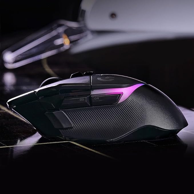 Logitech G502 X Plus Wireless RGB Gaming Mouse - Black | Optical Switches, RGB, 13 Buttons , Infinite Scroll Toggle, <130 hr Battery, USB-C, Wireless Charging Capable, for PC/MacOS