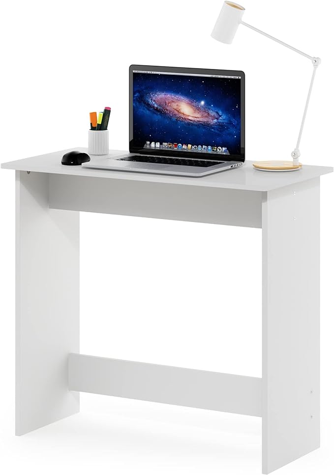 Furinno Simplistic Study Table, White