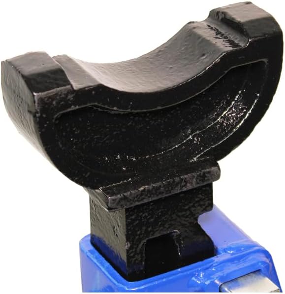 K Tool International XD61211 12 Ton Automotive Jack Stands for Garages, Repair Shops, and DIY, 24,000 lbs. Capacity, Heavy Duty Steel Frame, Adjustable Height 19.7"- 29.2", Black/Blue, Pair