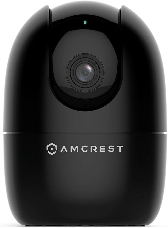 Amcrest 1080P WiFi Camera Indoor, Nanny Cam, Dog Camera, Sound & Baby Monitor, Human & Pet Detection, Motion-Tracking, 2.4Ghz Only, Pan/Tilt Wireless IP Camera, Night Vision, Smart Home ASH21-B