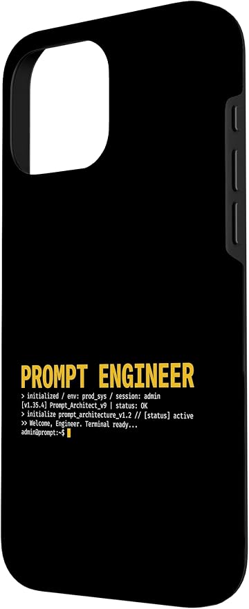 Prompt Engineer Terminal Screen AI Developer Software Coder Case for iPhone 16 Pro Max