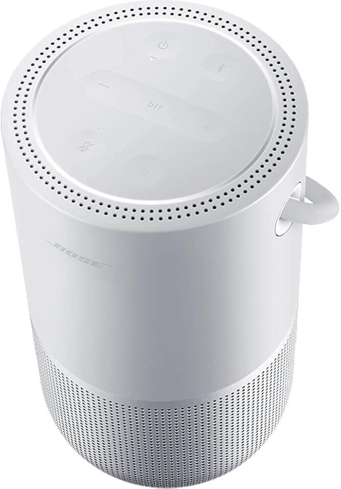 Bose Portable Smart Speaker — Wireless Bluetooth Speaker with Alexa Voice Control Built-in, Silver