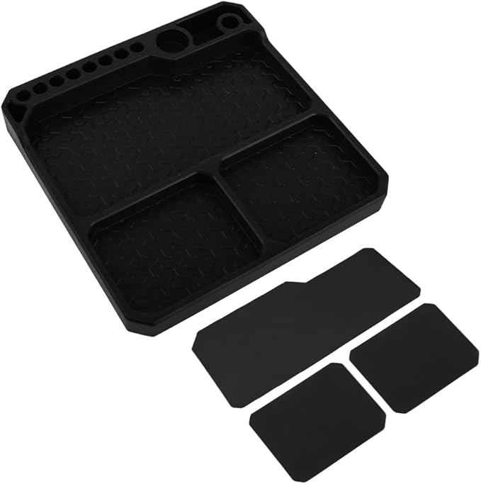Silicone Tool Tray, Parts Tray Organizer with Tool Stand