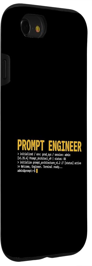 Prompt Engineer Terminal Screen AI Developer Software Coder Case for iPhone SE (2020) / 7/8